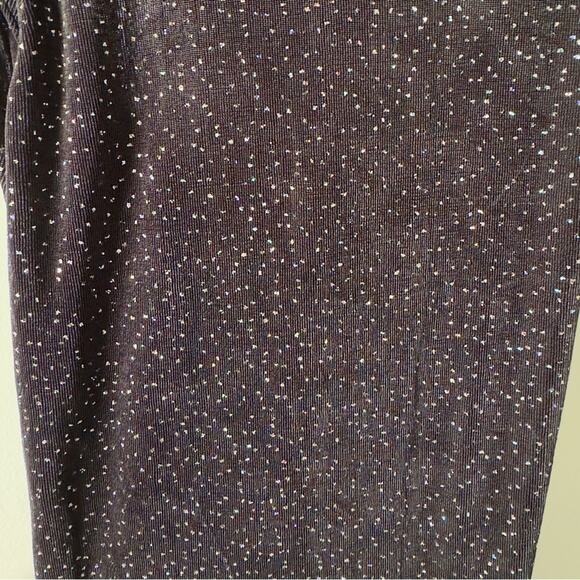 Vintage Scott McClintock Colorful Glitter Maxi Dress party spaghetti strap black - Picture 6 of 9